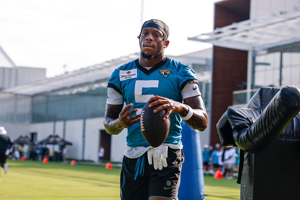 Wide Receiver Dyami Brown #5 of the Jacksonville Jaguars